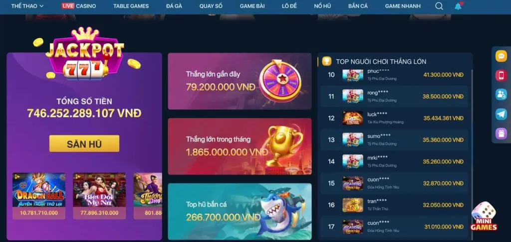Thưởng chào mừng khi đăng ký tại Hubet 7799